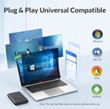 Orico vanjsko kućište 2.5" SATA HDD/SSD, 7 do 9.5mm, tool free, USB3.1 Gen1 Type-C, crni (ORICO-25PW1-C3-BK-BP)