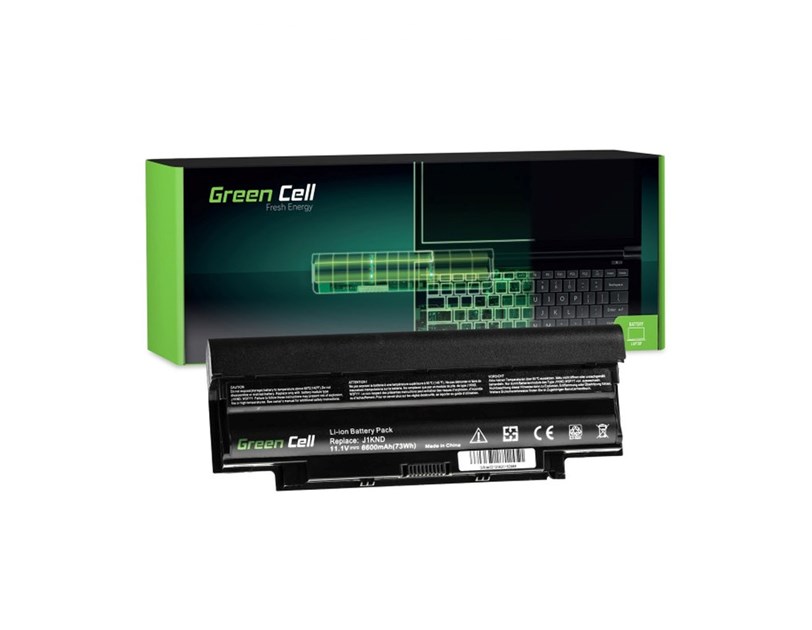 Green Cell (DE02) baterija 6600 mAh,10.8V (11.1V) J1KND za Dell Inspiron 15 N5010 15R N5010 N5010 N5110 14R N5110 3550 Vostro 3550