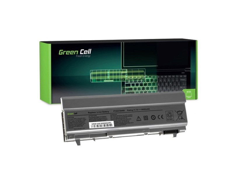 Green Cell (DE10) baterija 6600 mAh,10.8V (11.1V) PT434 W1193 za Dell Latitude E6400 E6410 E6500 E6510 E6400 ATG E6410 ATG Dell Precision M2400 M4400 M4500