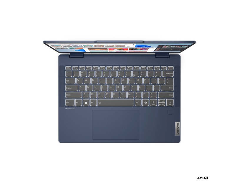 Lenovo IdeaPad Flex 5, 2-in-1, 14" WUXGA (1920×1200) OLED Touch, AMD R7-8845HS, 16GB LPDDR5, 1TB SSD, Radeon 780M Graphics, WiFi 6W/BT, Win 11 Pro (83DR001ASC-W11P)