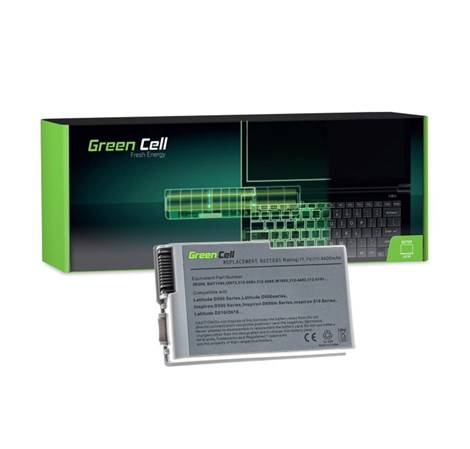 Green Cell (DE23) baterija 4400 mAh,10.8V (11.1V) C1295 za Dell Latitude D500 D505 D510 D520 D530 D600 D610