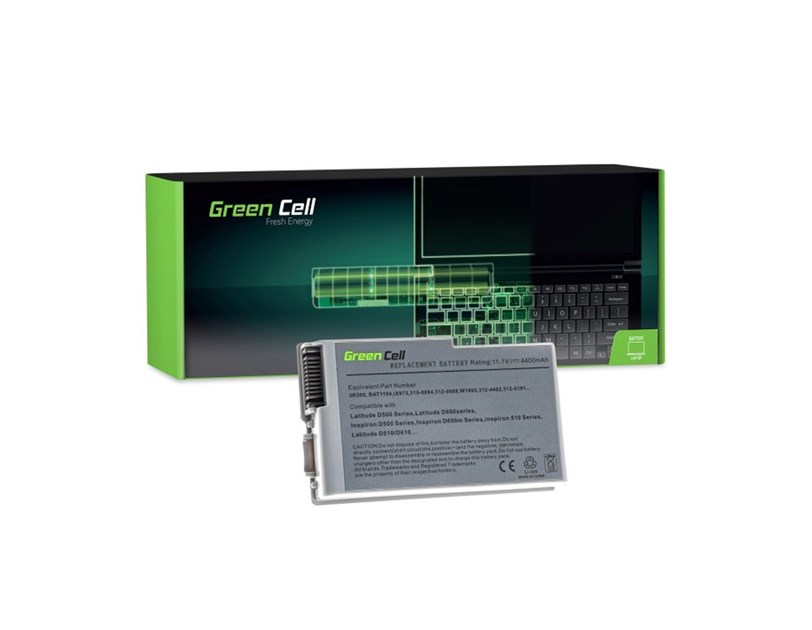 Green Cell (DE23) baterija 4400 mAh,10.8V (11.1V) C1295 za Dell Latitude D500 D505 D510 D520 D530 D600 D610