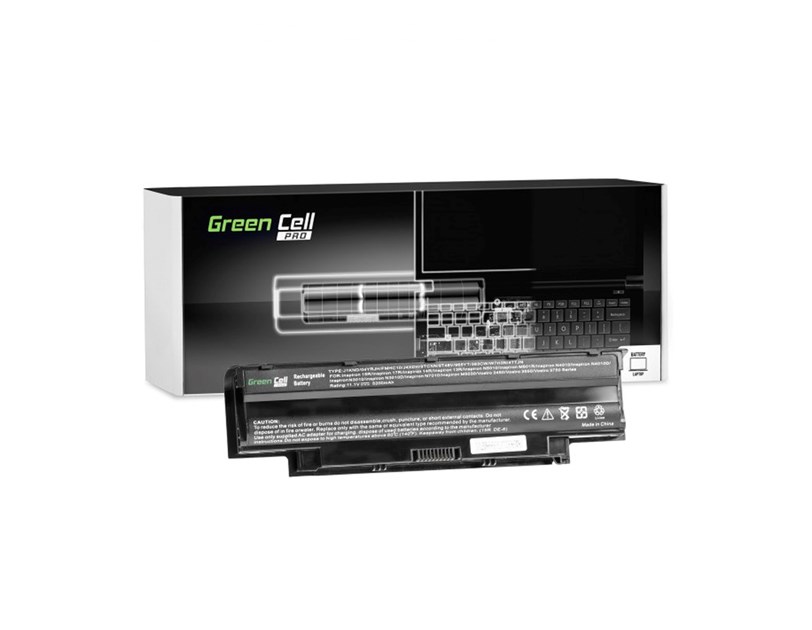 Green Cell PRO (DE01PRO) baterija 5200 mAh, 10.8V (11.1V) J1KND za Dell Inspiron 15 N5010 15R N5010 N5010 N5110 14R N5110 3550 Vostro 3550