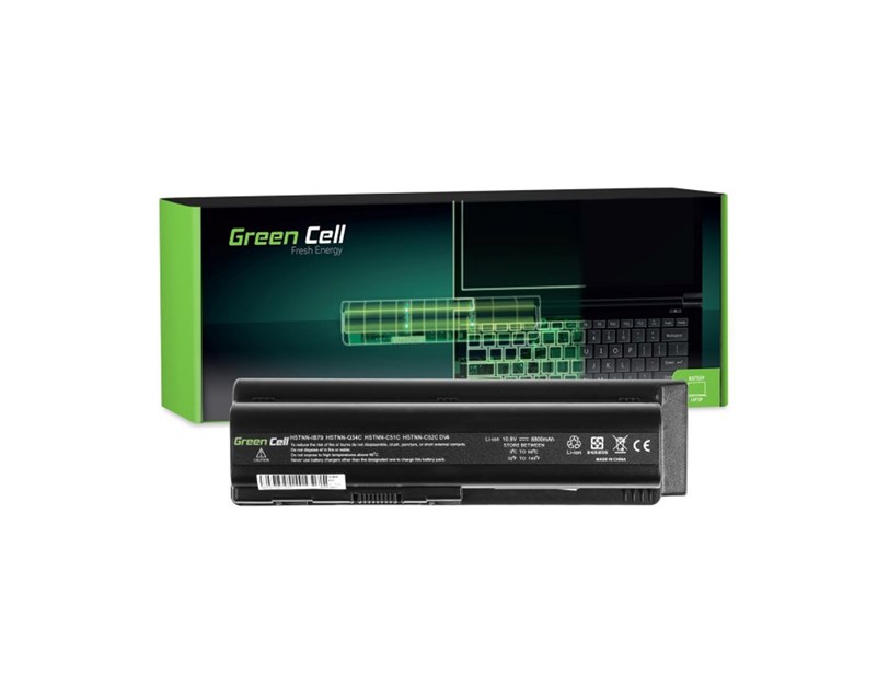 Green Cell (HP02) baterija 8800 mAh,10.8V (11.1V) HSTNN-LB72 HSTNN-IB72 za HP G50 G60 G61 G70 Compaq Presario CQ60 CQ61 CQ70 CQ71