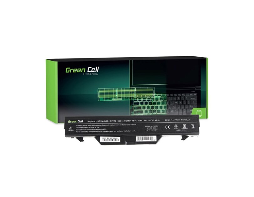 Green Cell (HP12) baterija 4400 mAh,14.4V (14.8V) HSTNN-IB89 HSTNN-IB88 za HP ProBook 4510 4511S 4515 4710 4720