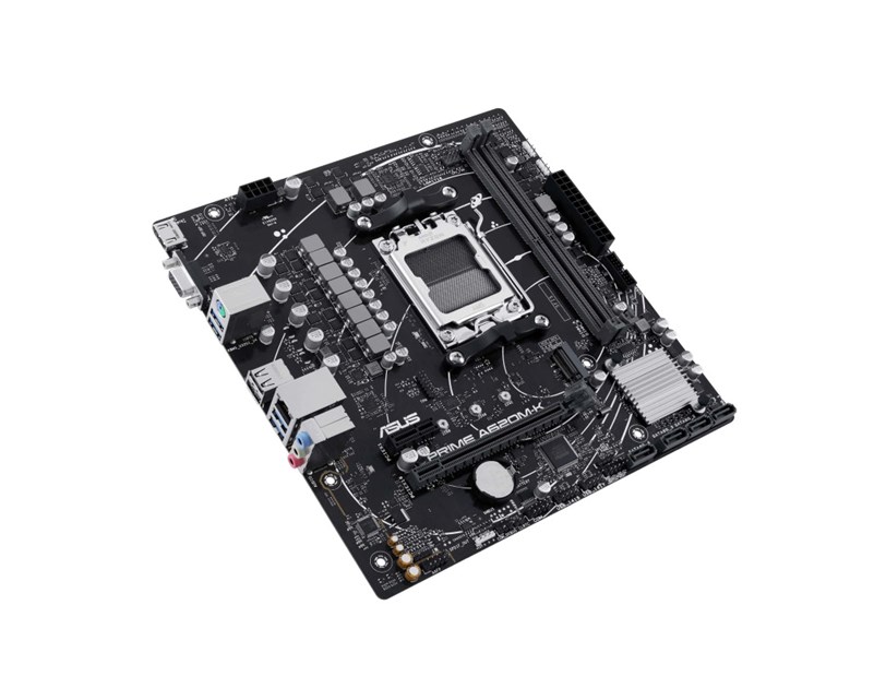 Asus PRIME A620M-K, S. AM5, 2× DDR5-7200MHz (OC), PCIe 4.0,VGA/HDMI mATX