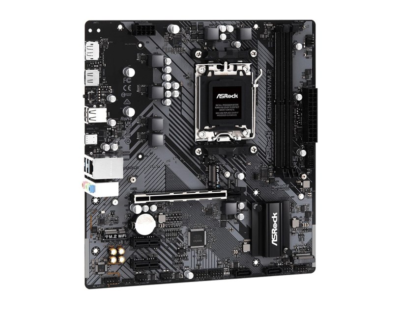 ASRock A620M-HDV/M.2, S.AM5 2x DDR5/6400(OC), PCIe 4.0, HDMI/DP, USB-C, mATX