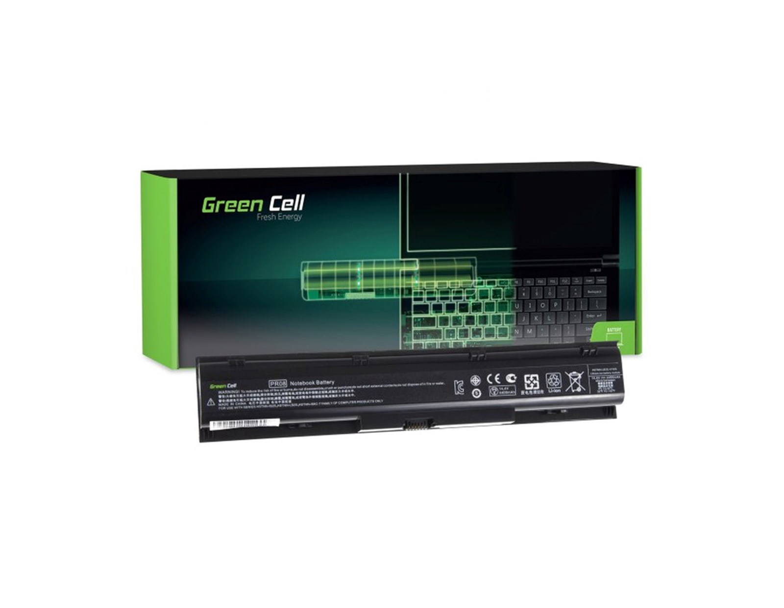 Green Cell (HP41) baterija 4400 mAh,14.4V (14.8V) PR08 za HP ProBook 4730 4740