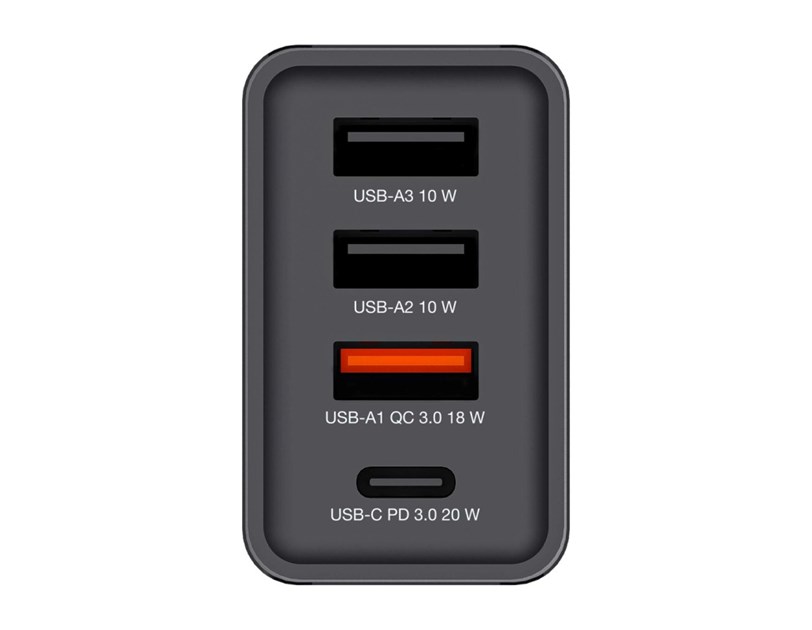 Verbatim zidni punjač 30W, 3×USB-A/1×USB-C