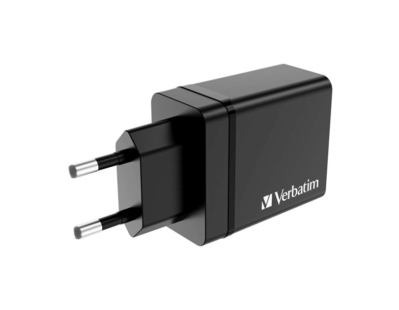 Verbatim zidni punjač 30W, 3×USB-A/1×USB-C