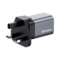 Verbatim GNC-35 GaN zidni punjač 35W, 1×USB-C PD 35W / 1×USB-A QC3.0 