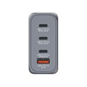 Verbatim GNC-100 GaN zidni punjač 100W, 2×USB-C PD 100W / 1×USB-C PD 65W / 1× USB-A QC3.0