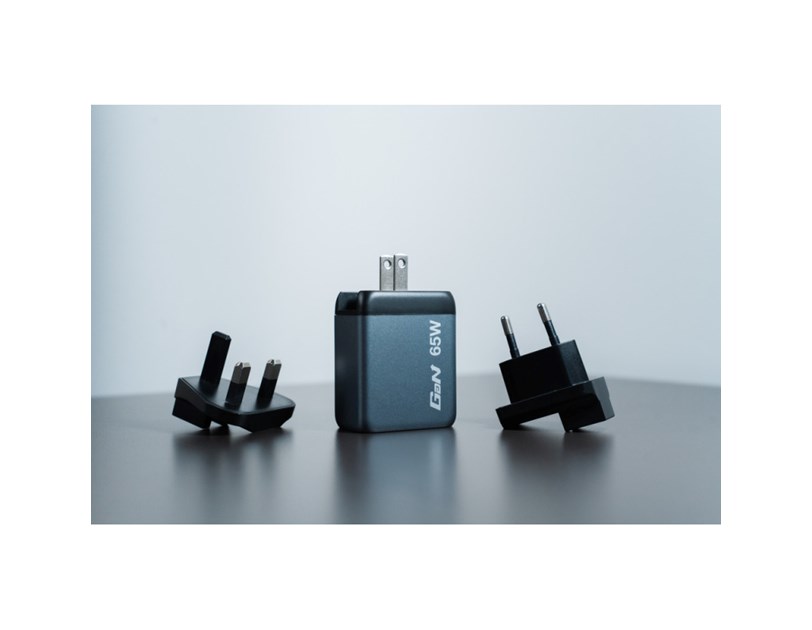 Verbatim GNC-65 GaN zidni punjač 65W, 2×USB-C PD 65W / 1×USB-A QC3.0