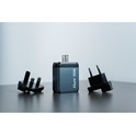 Verbatim GNC-65 GaN zidni punjač 65W, 2×USB-C PD 65W / 1×USB-A QC3.0