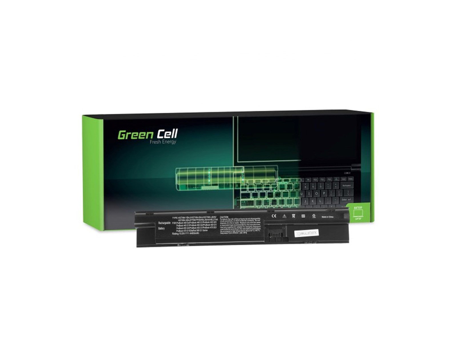 Green Cell (HP77) baterija 4400 mAh,10.8V (11.1V) FP06 FP06XL FP09 za HP ProBook 440 445 450 470 G0 G1 470 G2