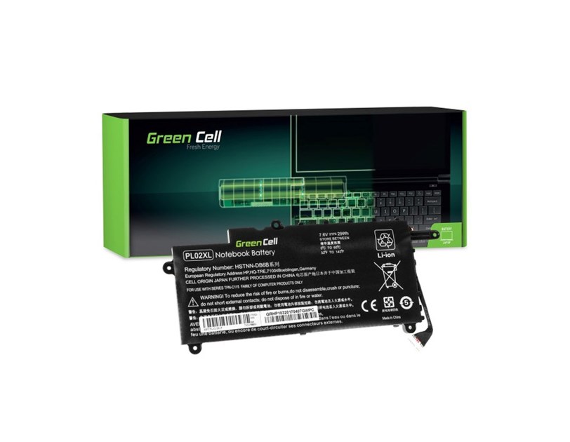 Green Cell (HP103) baterija 3800 mAh,7.2V (7.8V) PL02XL za HP Pavilion x360 11-N i HP x360 310 G1