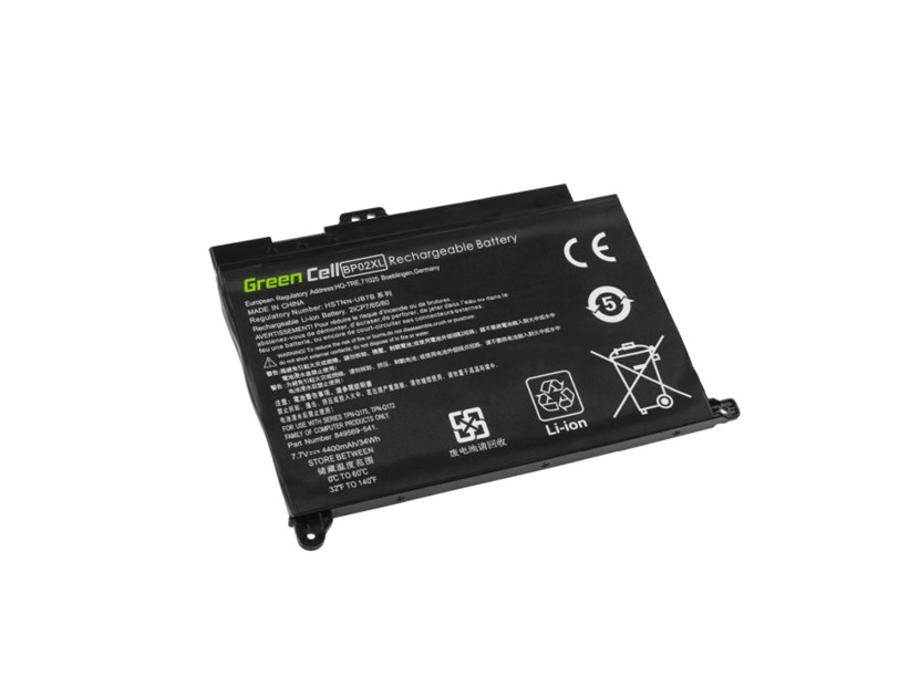 Green Cell (HP150) baterija 4400 mAh, 7.7V BP02XL za HP Pavilion 15-AU 15-AU051NW 15-AU071NW 15-AU102NW 15-AU107NW 15-AW 15-AW010NW