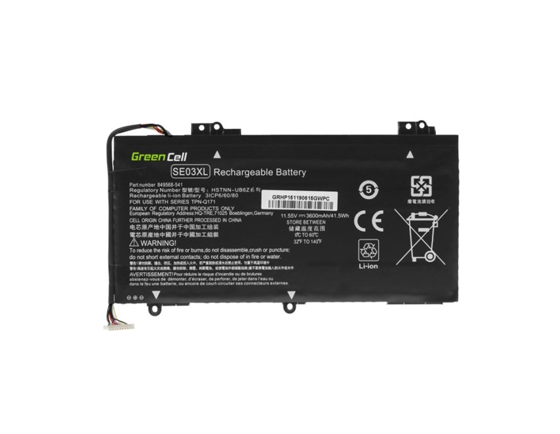 Green Cell (HP151) baterija 3400 mAh, 11.55V SE03XL HSTNN-LB7G HSTNN-UB6Z for HP Pavilion 14-AL 14-AV
