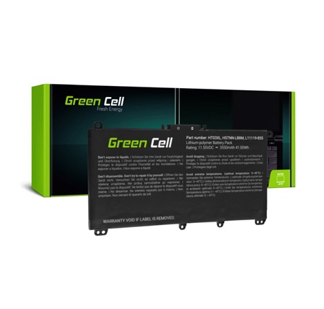 Green Cell (HP163) baterija 3550 mAh,11.55V HT03XL do HP 240 G7 245 G7 250 G7 255 G7, HP 14 15 17, HP Pavilion 14 15