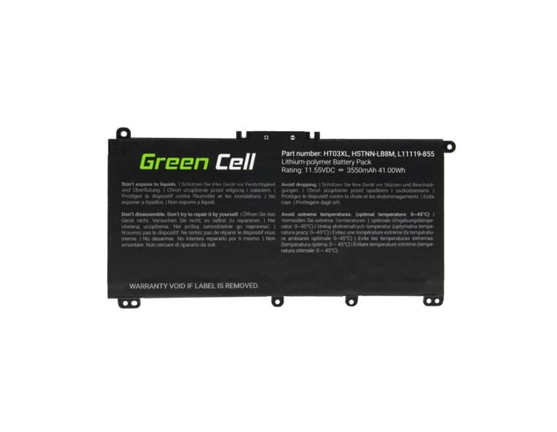 Green Cell (HP163) baterija 3550 mAh,11.55V HT03XL do HP 240 G7 245 G7 250 G7 255 G7, HP 14 15 17, HP Pavilion 14 15