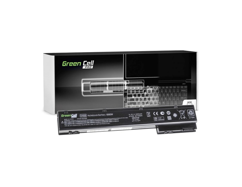 Green Cell PRO (HP56PRO) baterija 5200 mAh, 14.4V (14.8V) VH08XL za HP EliteBook 8560w 8570w 8760w 8770w