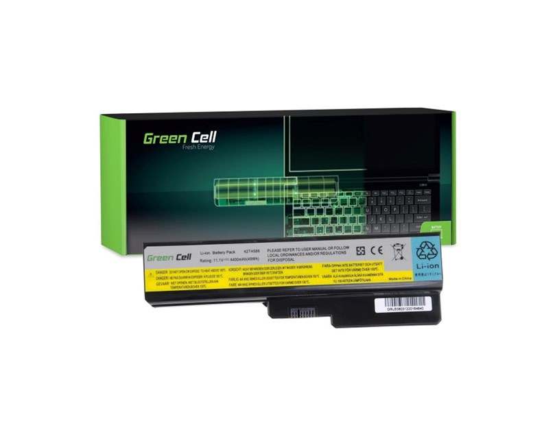 Green Cell (LE06) baterija 4400 mAh,10.8V (11.1V) L08S6Y02 za IBM Lenovo B550 G530 G550 G555 N500