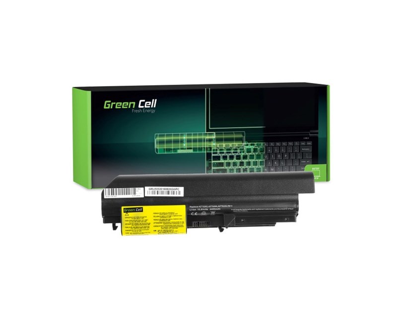 Green Cell (LE03) baterija 4400 mAh,10.8V (11.1V) 42T5225 za IBM Lenovo ThinkPad T61 R61 T400 R400