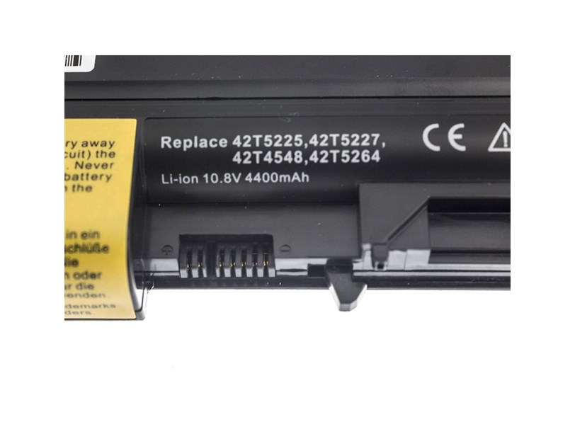 Green Cell (LE03) baterija 4400 mAh,10.8V (11.1V) 42T5225 za IBM Lenovo ThinkPad T61 R61 T400 R400