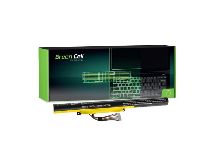 Green Cell (LE54) baterija 2200 mAh,14.4V (14.8V) L12M4F02 121500123 za IBM Lenovo IdeaPad P500 Z510 P400 TOUCH P500 TOUCH Z400 TOUCH Z510 TOUCH