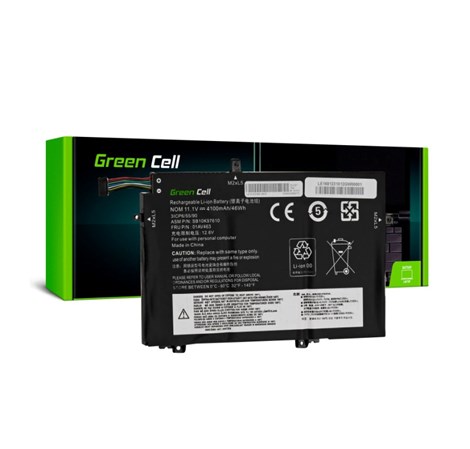 Green Cell (LE168) baterija 4100 mAh,10.8V (11.1V) L17M3P53 za Lenovo ThinkPad L480 L490 L580 L590 L14 L15 Gen 1 Gen 2