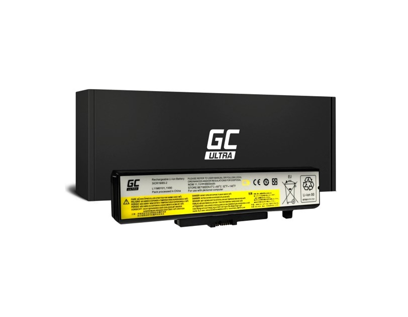 Green Cell ULTRA (LE34ULTRA) baterija 6800 mAh, 10.8V za Lenovo Y480 V480 Y580 / 11,1V 6800mAh