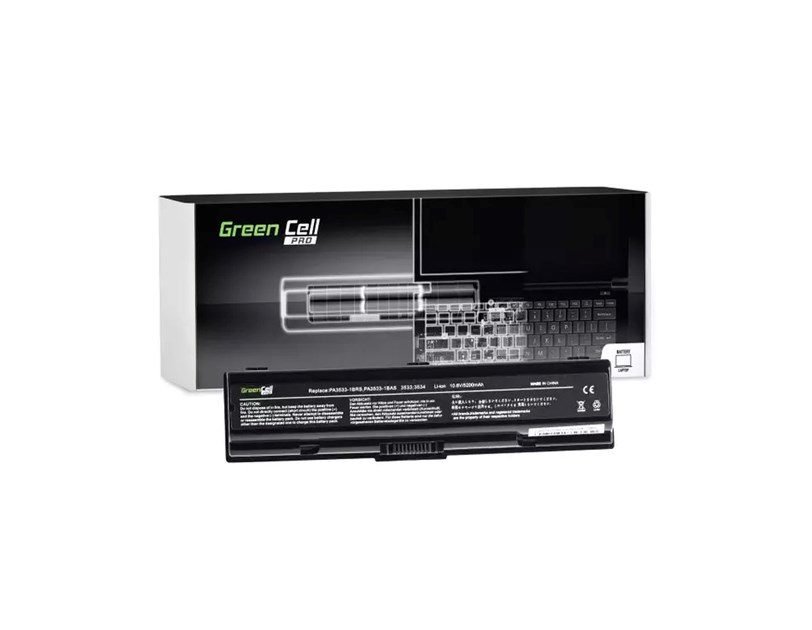 Green Cell PRO (TS01PRO) baterija 5200 mAh, 10.8V (11.1V) PA3534U-1BRS za Toshiba Satellite A200 A300 A500 L200 L300 L500