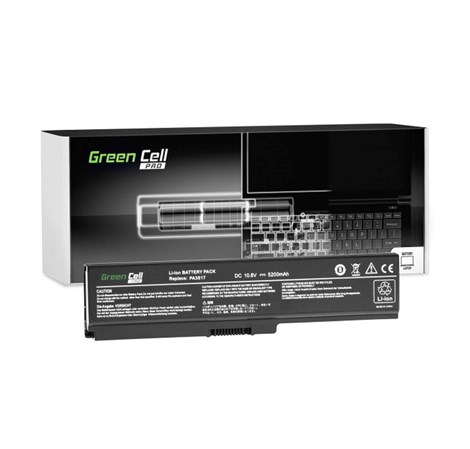 Green Cell PRO (TS03PRO) baterija 5200 mAh, 10.8V (11.1V) PA3817U-1BRS PA3634U-1BRS za Toshiba Satellite C650 C650D C660 C660D L650D L655 L750