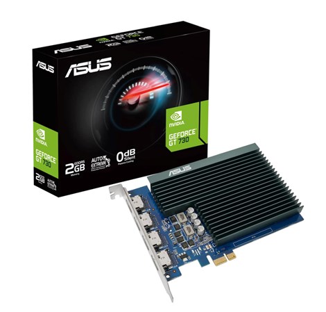 Asus GeForce GT730 2GB GDDR5/64-bit PCIe 2.0, 4×HDMI 1.4b
