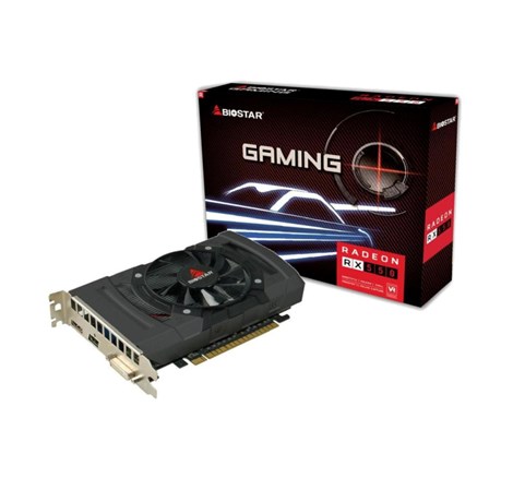 Biostar AMD Radeon RX550 4GB GDDR5/128-bit, PCIe 3.0, DVI/HDMI/DP
