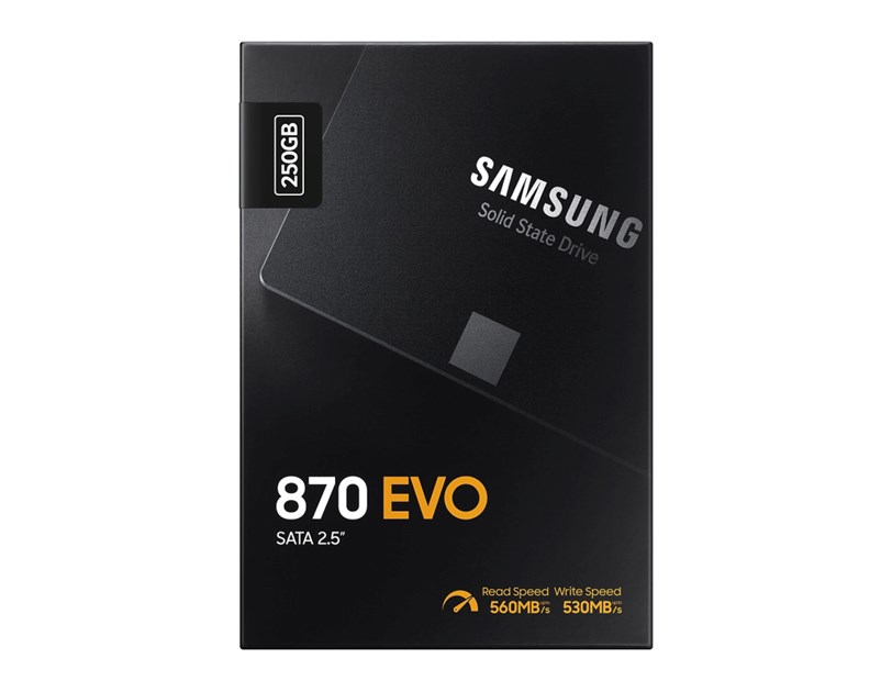 Samsung 870 EVO 250GB SSD, R/W: 560/530MB/s (MZ-77E250B/EU)