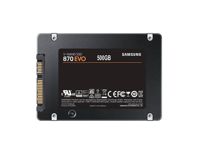 Samsung 870 EVO 500GB SSD, R/W: 560/530MB/s (MZ-77E500B/EU)