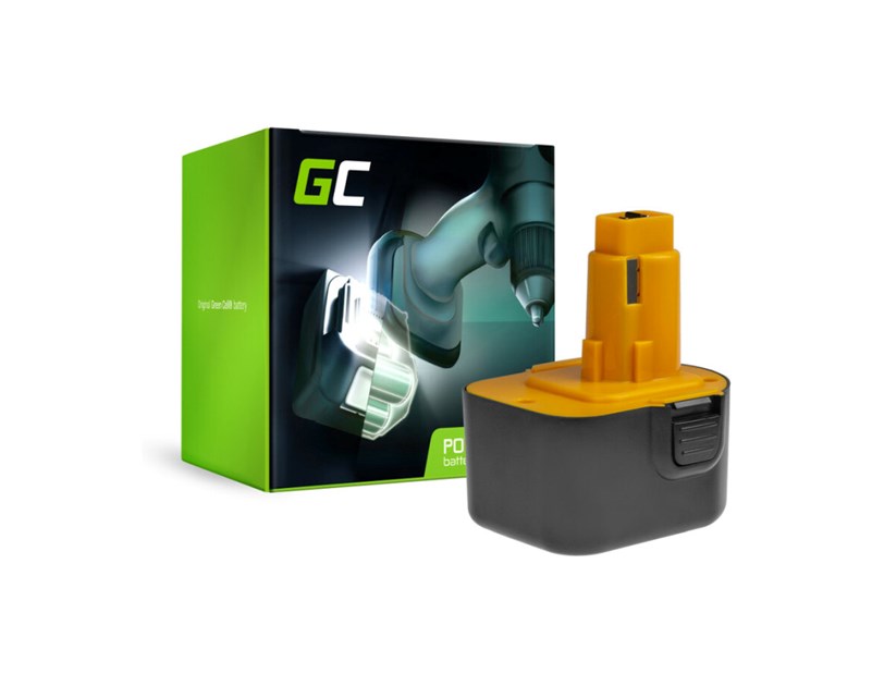 Green Cell (PT08) baterija 1500mAh/12V za Black&Decker CP12, FSL12  i DeWalt 2802K, DC740KA