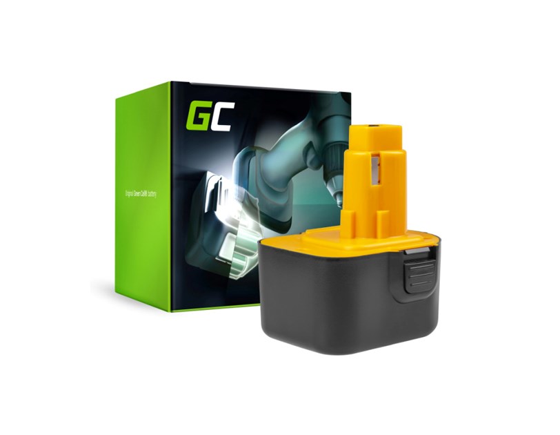 Green Cell (PT52) baterija 3000 mAh, DE9037 PS130 za DeWalt and Black&Decker 12V 3000 mAh