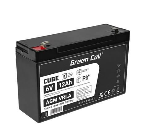 Green Cell (AGM01) baterija AGM 6V/12Ah