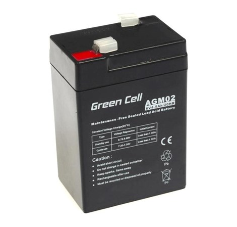 Green Cell (AGM02) baterija AGM 6V/4.5Ah