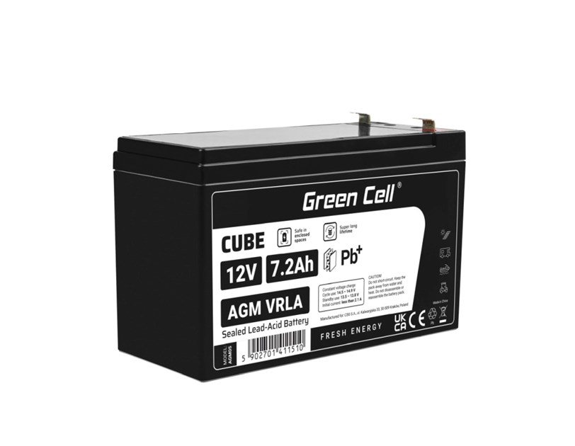 Green Cell (AGM05) baterija AGM 12V/7.2Ah