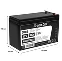 Green Cell (AGM06) baterija AGM 12V/9Ah