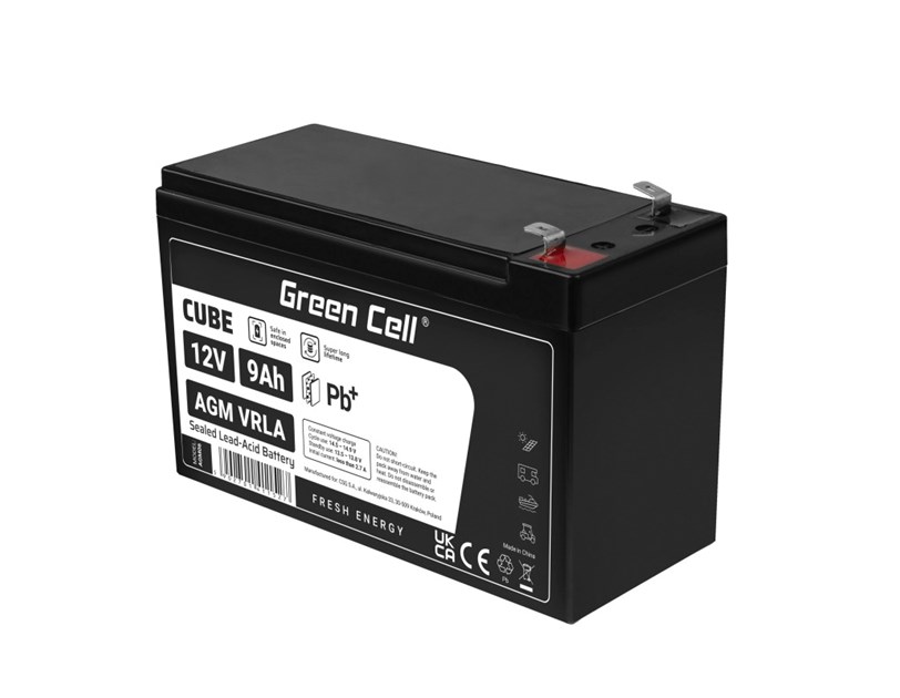 Green Cell (AGM06) baterija AGM 12V/9Ah