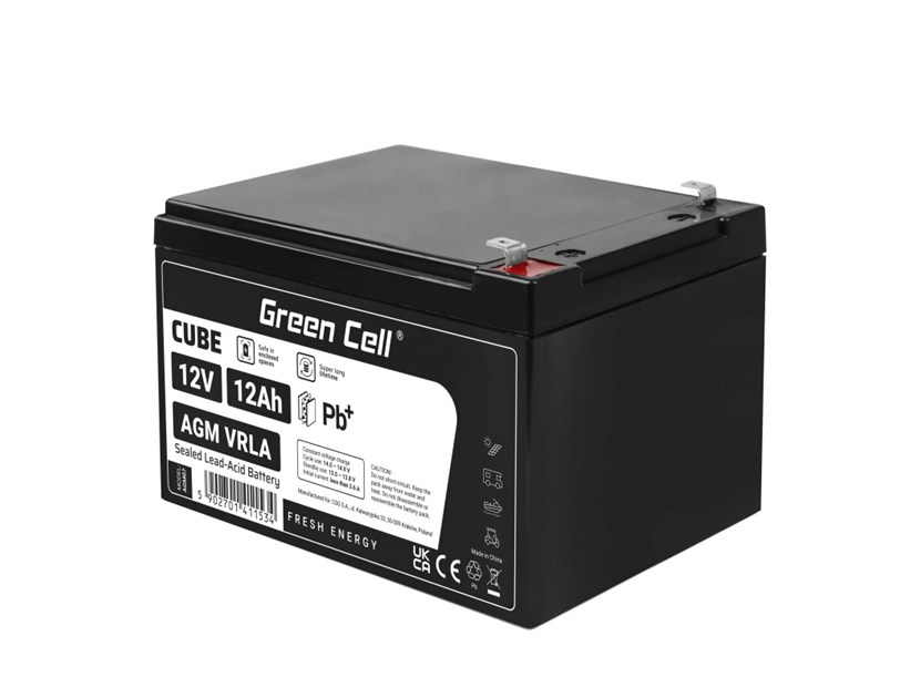 Green Cell (AGM07) baterija AGM 12V/12Ah