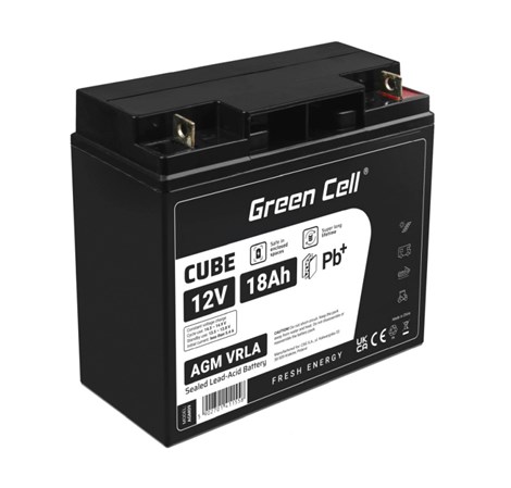 Green Cell (AGM09) baterija AGM 12V/18Ah