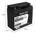 Green Cell (AGM09) baterija AGM 12V/18Ah