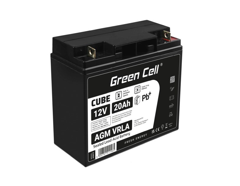 Green Cell (AGM10) baterija AGM 12V/20Ah