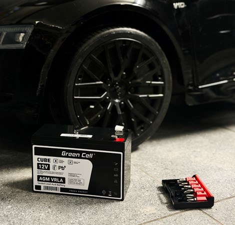 Green Cell (AGM17) baterija AGM 12V 1,2Ah