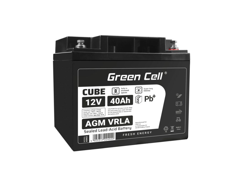 Green Cell (AGM22) baterija AGM 12V/40Ah